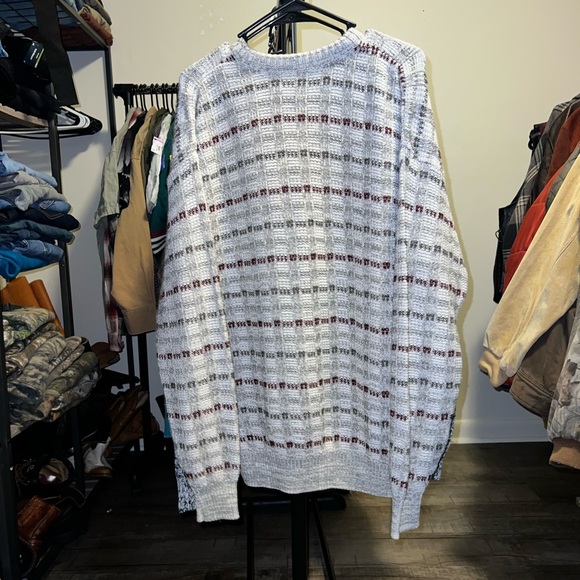 Vintage St John’s Bay Men's Gray Sweater Size Large - Picture 3 of 3